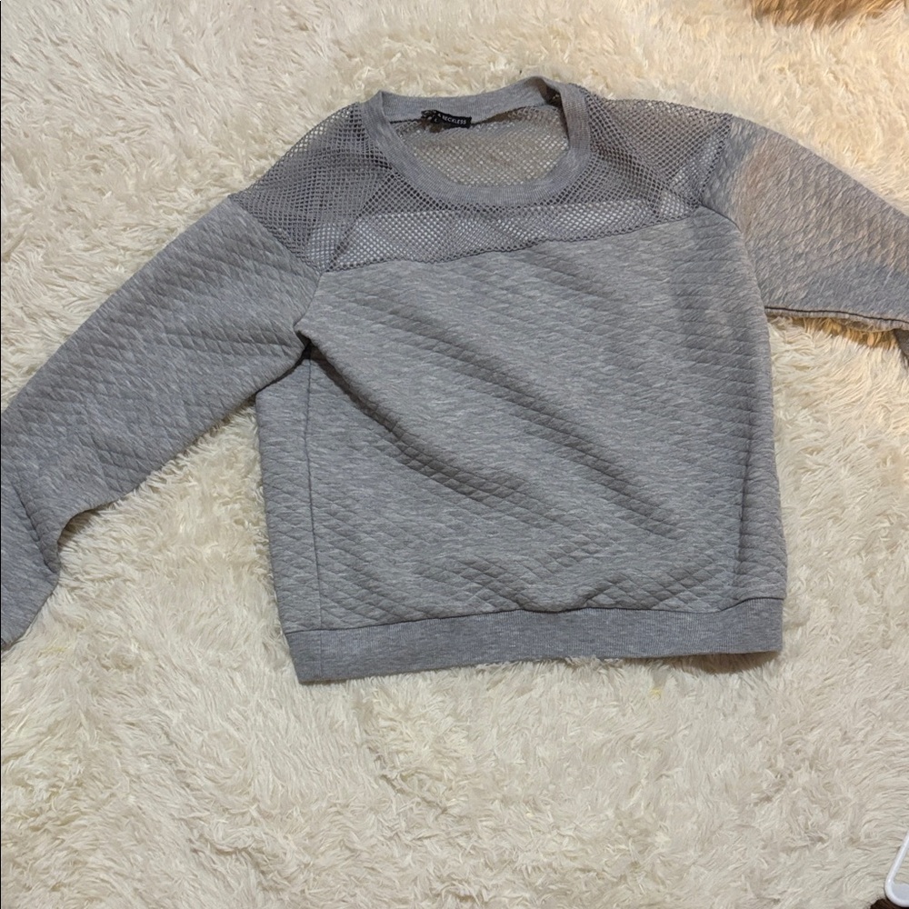 Young & Reckless Heather Gray Women's Sweater
